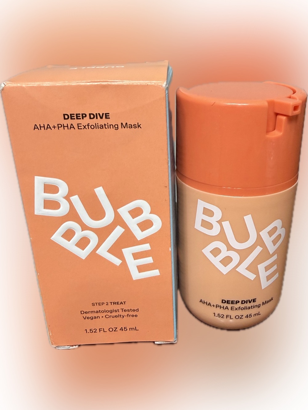 Bubble Deep Dive AHA+PHA Exfoliating Mask -